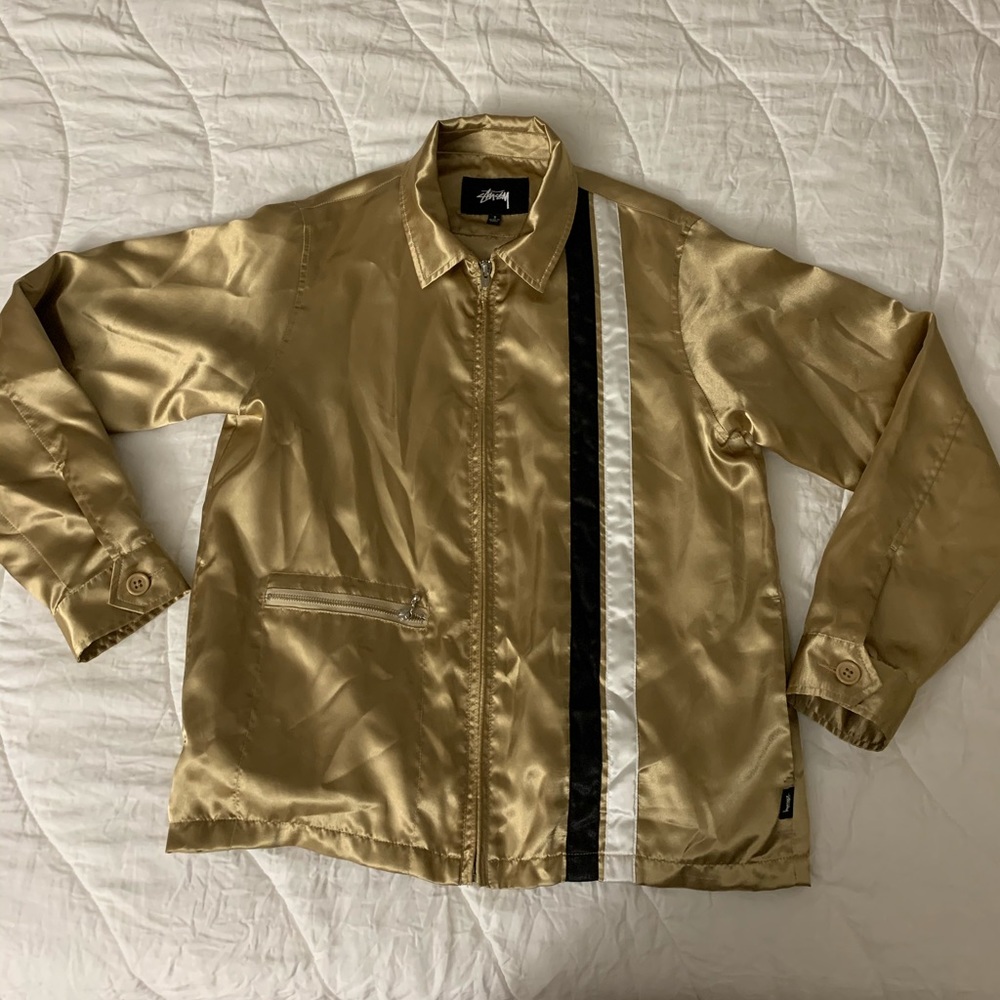 Stussy Shiny Gold lightweight jacket